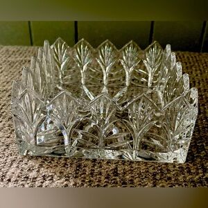 Vintage Crystal Napkin Holder